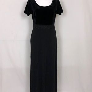 Classic black Liz Claiborne cocktail dress Sz M